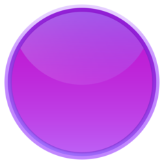 Circle Glass Button Pink